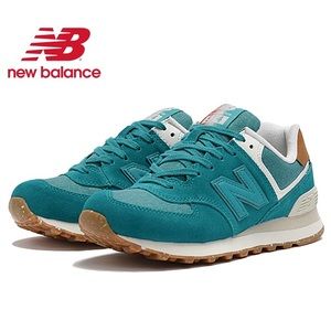 Turquoise suede new balance 574 women’s 8 EUC